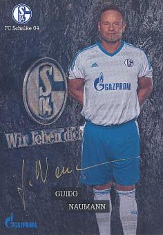 Guido Naumann  FC Schalke 04 Traditionsteam  Fußball Autogrammkarte  original signiert 