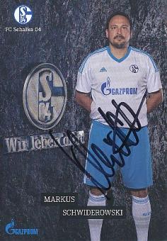 Markus Schwiderowski  FC Schalke 04 Traditionsteam  Fußball Autogrammkarte  original signiert 