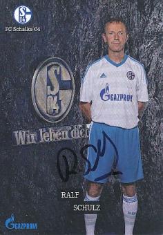 Ralf Schulz  FC Schalke 04 Traditionsteam  Fußball Autogrammkarte  original signiert 