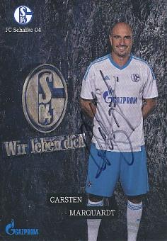 Carsten Marquardt  FC Schalke 04 Traditionsteam  Fußball Autogrammkarte  original signiert 