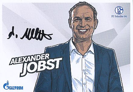 Alexander Jobst   FC Schalke 04  Fußball Autogrammkarte  original signiert 