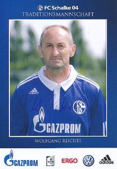 Wolfgang Reichel  FC Schalke 04 Traditionsteam  Fußball Autogrammkarte  original signiert 