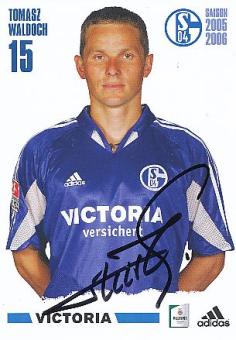 Tomasz Waldoch  2005/2006  FC Schalke 04 Fußball Autogrammkarte  original signiert 
