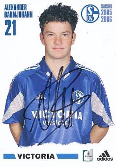 Alexander Baumjohann  2005/2006  FC Schalke 04 Fußball Autogrammkarte  original signiert 