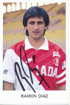 Ramon Diaz  AS Monaco   Fußball Autogrammkarte  original signiert 