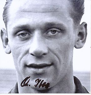Alfred Pfaff † 2008  DFB Weltmeister WM 1954  Fußball  Autogramm Foto original signiert 
