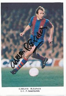 Carlos Rexach FC Barcelona  Fußball Bild original signiert 