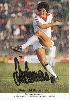 Reinhold Hintermaier  FC Nürnberg  Fußball Autogrammkarte original signiert 