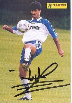 Ali Daei 1997/1998 Arminia Bielefeld  Fußball Autogrammkarte original signiert 