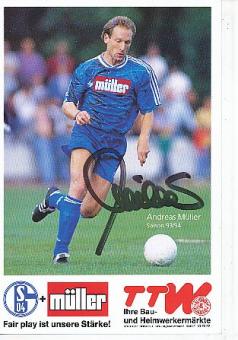 Andreas Müller  1993/1994  FC Schalke 04  Fußball Autogrammkarte original signiert 