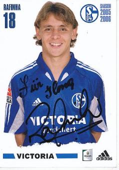 Rafinha  2005/2006  FC Schalke 04  Fußball Autogrammkarte original signiert 