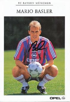 Mario Basler  1996/1997  FC Bayern München  Fußball Autogrammkarte original signiert 