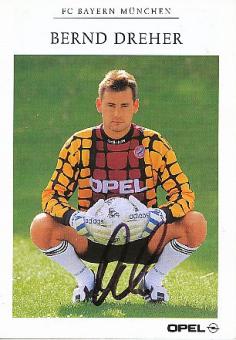 Bernd Dreher  1996/1997  FC Bayern München  Fußball Autogrammkarte original signiert 