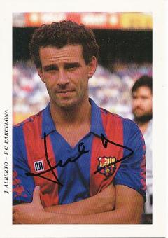 Julio Alberto Moreno  FC Barcelona  Fußball Autogrammkarte original signiert 