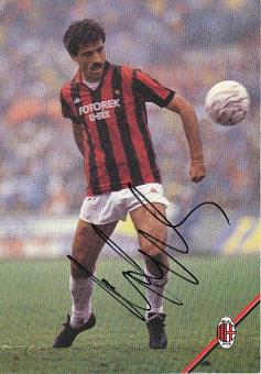 Pietro Paolo Virdis  AC Mailand  Fußball Autogrammkarte original signiert 