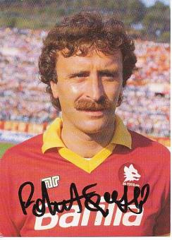 Roberto Pruzzo  AS Rom  Fußball Autogrammkarte original signiert 