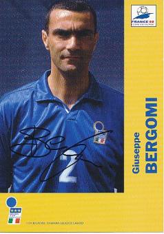 Giuseppe Bergomi  Italien WM 1998  Fußball Autogrammkarte original signiert 
