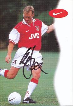Lee Dixon  FC Arsenal London  Fußball Autogrammkarte original signiert 