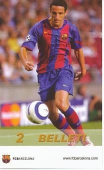 Juliano Belletti  FC Barcelona  Fußball Autogrammkarte 