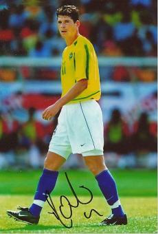 Anderson Polga  Brasilien Weltmeister WM 2002  Fußball Autogramm Foto original signiert 