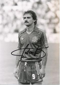 Jesus María Satrustegui  Spanien  WM 1982   Fußball Autogramm Foto original signiert 