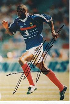 Patrick Vieira  Frankreich Weltmeister WM 1998  Fußball Autogramm Foto original signiert 
