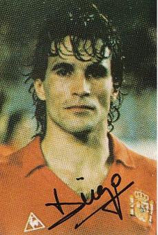 Francisco Buyo  Spanien EM 1984  Fußball Autogramm Foto original signiert 