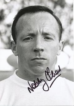 Nobby Stiles † 2020  England Weltmeister WM 1966  Fußball Autogramm Foto original signiert 