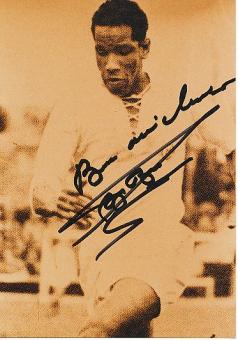 Larbi Ben Barek † 1992 Frankreich & Marokko  Fußball Autogramm Foto original signiert 