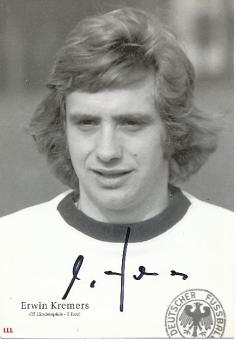 Erwin Kremers   DFB  Fußball Agon Big Card Autogrammkarte  original signiert 