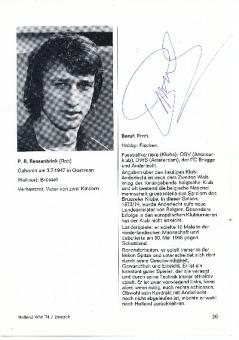Rob Rensenbrink † 2020  Holland WM 1974  Fußball Bild original signiert 