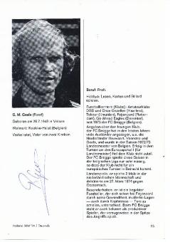 Ruud Geels † 2023  Holland WM 1974  Fußball Bild original signiert 