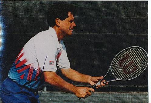 Tim Gullikson † 1996 USA  Tennis Autogramm Foto original signiert 