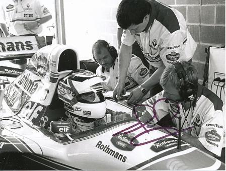 Nigel Mansell  Weltmeister   Formel 1  Auto Motorsport  Autogramm Foto  original signiert 
