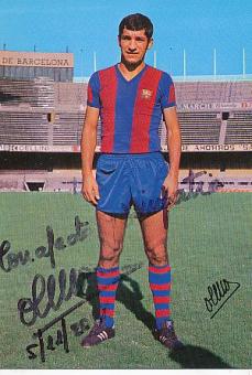 Antonio Olmo  FC Barcelona  Fußball Autogrammkarte original signiert 