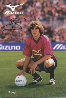 Carles Puyol  FC Barcelona  Fußball Autogrammkarte original signiert 