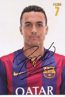 Pedro Rodriguez  FC Barcelona  Fußball Autogrammkarte original signiert 