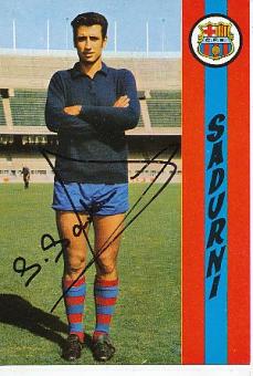 Salvador Sadurní  FC Barcelona  Fußball Autogrammkarte original signiert 