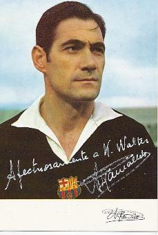Antoni Ramallets † 2013  FC Barcelona  Fußball Autogrammkarte original signiert 