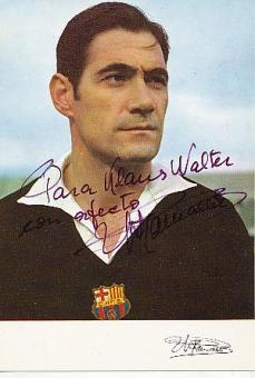 Antoni Ramallets † 2013  FC Barcelona  Fußball Autogrammkarte original signiert 