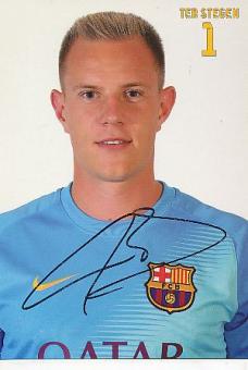 Marc Andre Ter Stegen  FC Barcelona  Fußball Autogrammkarte original signiert 
