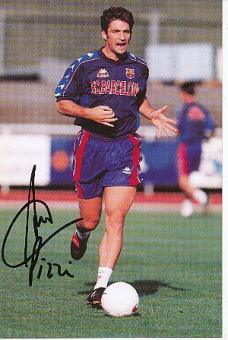 Juan Pizzi   FC Barcelona  Fußball Autogrammkarte original signiert 