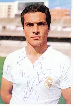 Isidoro San Jose  Real Madrid  Fußball Autogrammkarte original signiert 