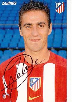 Jose Ignacio Zahinos   Atletico Madrid  Fußball Autogrammkarte original signiert 