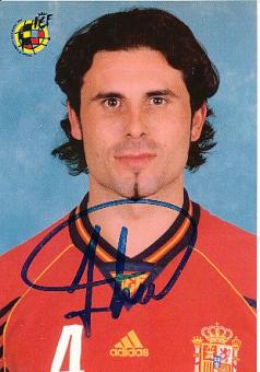 Rafael Alkorta  Spanien  Fußball Autogrammkarte original signiert 