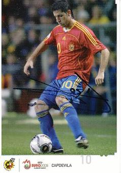 Joan Capdevila  Weltmeister WM 2010 Spanien  Fußball Autogrammkarte original signiert 