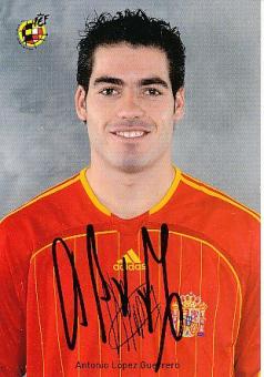 Antonio Lopez   Spanien  Fußball Autogrammkarte original signiert 