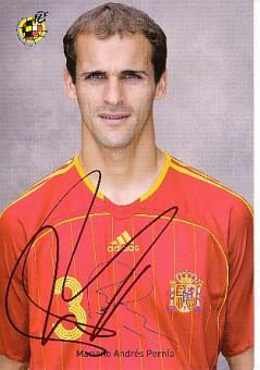 Mariano Pernia  Spanien  Fußball Autogrammkarte original signiert 