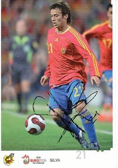 David Silva   Weltmeister WM 2010 Spanien  Fußball Autogrammkarte original signiert 