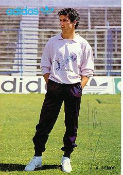 Juan Antonio Senor  Spanien  Fußball Autogrammkarte original signiert 